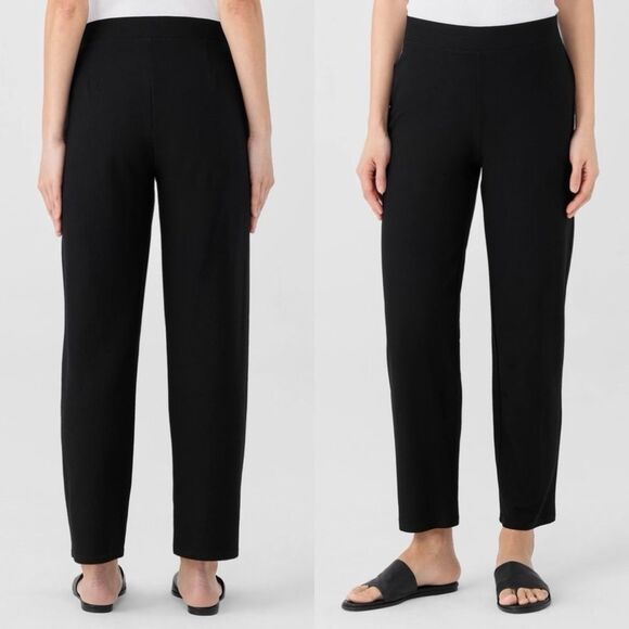 Eileen Fisher Pants - Eileen Fisher Black Crepe Pants Size Small NWOT